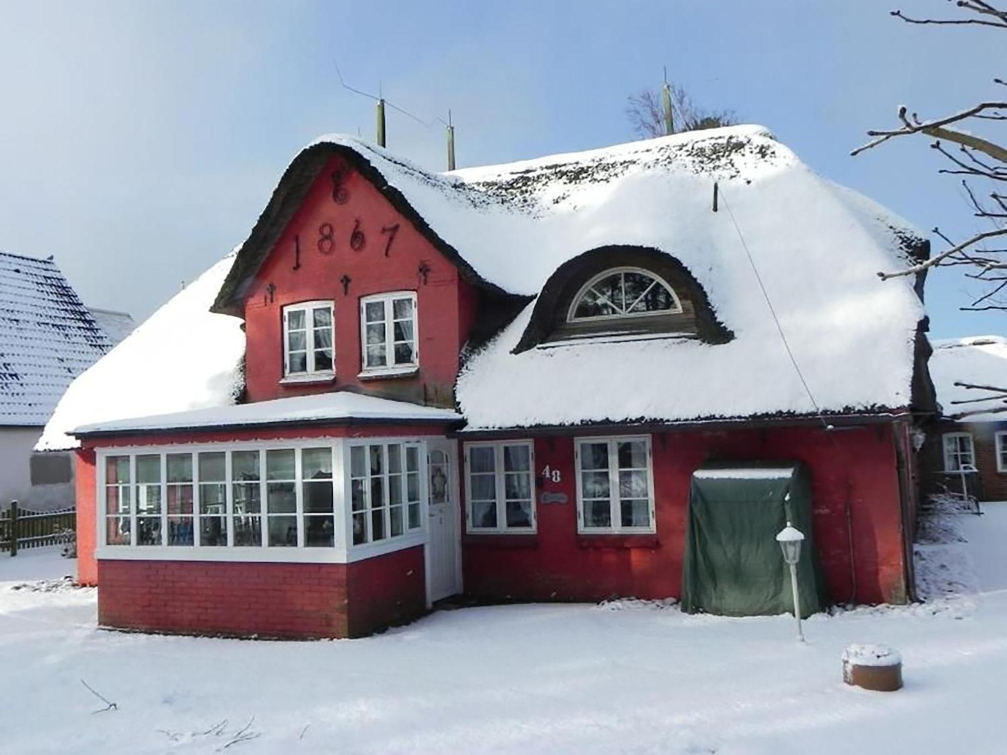 Hüs Sanskiin Ferienwohnung *Hopelfask* Suddorf Exteriör bild